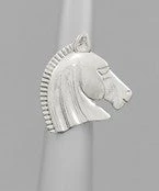 GOLDEN STELLA RINGS HORSE HEAD RING