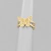 GOLDEN STELLA RINGS SMALL BUTTERFLY RING