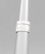 GOLDEN STELLA HAMMERED 2 RING SET RINGS