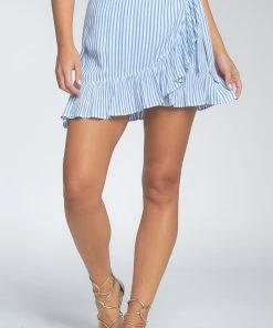 ELAN SKIRT WRAPE WITH RUFFLES SKIRTS