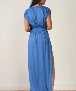 ELAN AZURE MAXI DRESS DRESSES