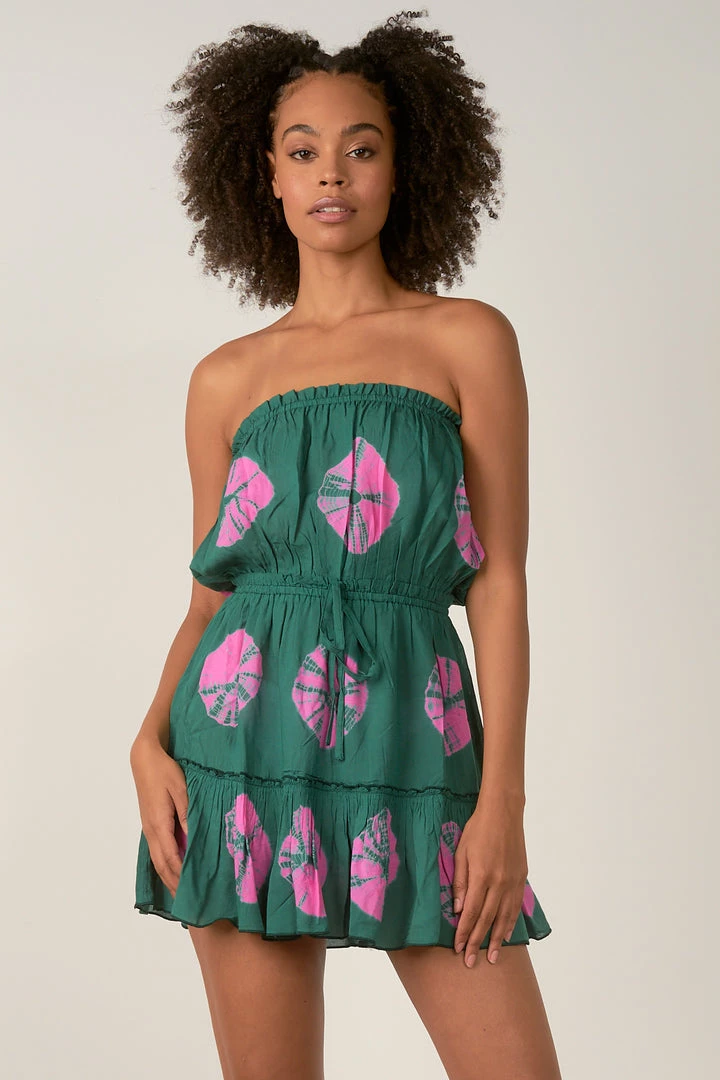 ELAN DRESSES STRAPLESS RUFFLE DRESS 1 ELAN DRESSES STRAPLESS RUFFLE DRESS