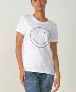 ELAN TOPS HAPPY FACE T-SHIRT