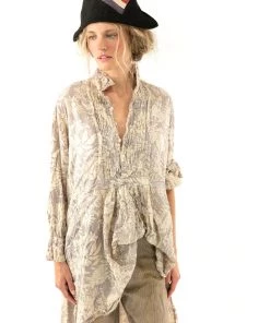 MAGNOLIA PEARL TOP 1138-PRINT CORDELIA SHIRT-MAY22 TOPS