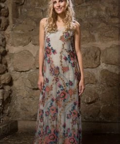 Gretty Zueger FLORAL SILK DRESS