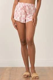 ELAN ROSE LEAF SHORTS 1 ELAN ROSE LEAF SHORTS