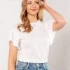 ELAN ANGEL WING SLEEVE TEE SHIRT TOPS