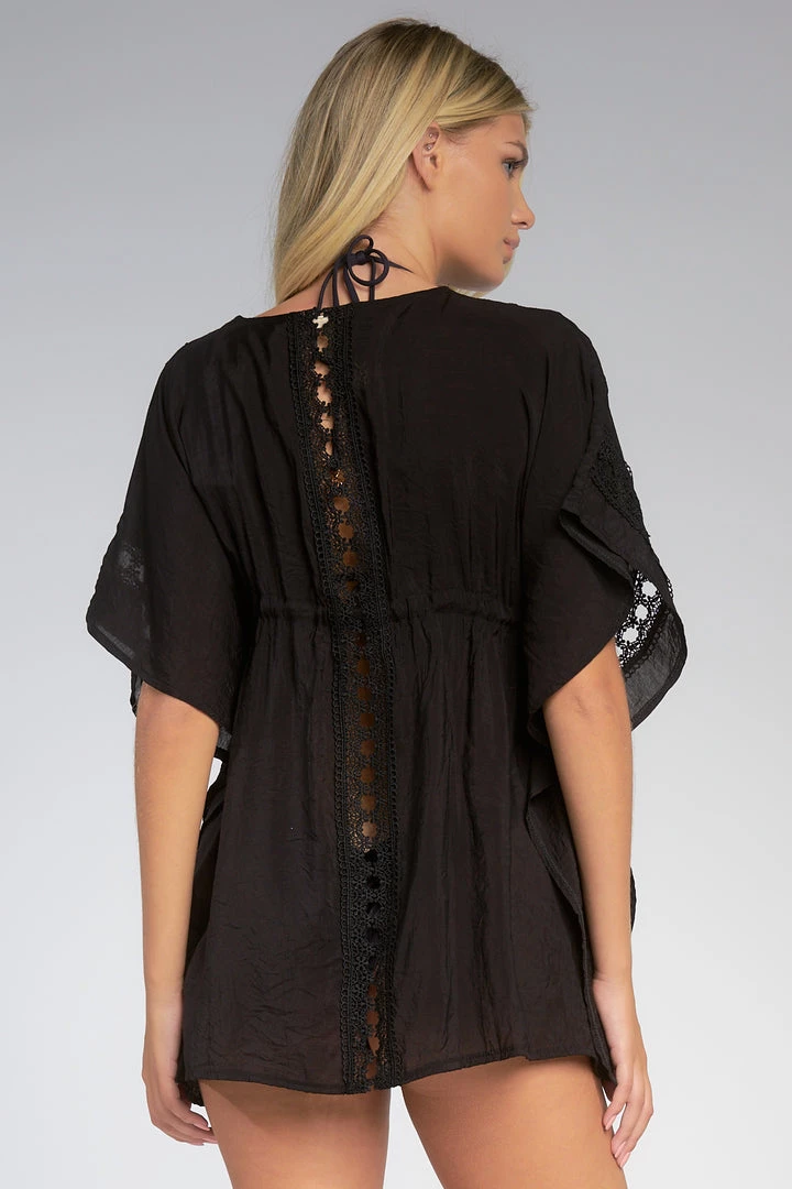 ELAN CROCHET COVER UP CARDIGAN SWEATERS 2 ELAN CROCHET COVER UP CARDIGAN SWEATERS