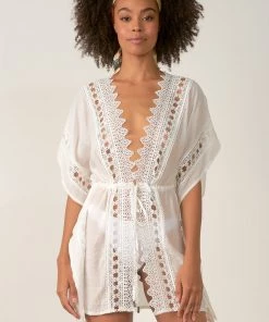 ELAN CROCHET COVER UP CARDIGAN SWEATERS 5 ELAN CROCHET COVER UP CARDIGAN SWEATERS