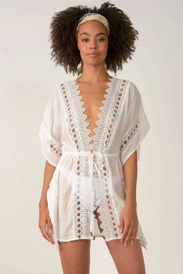 ELAN CROCHET COVER UP CARDIGAN SWEATERS 3 ELAN CROCHET COVER UP CARDIGAN SWEATERS