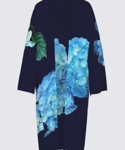 CAROL ELLIS NANTUCKET HYDRANGEA KIMONO