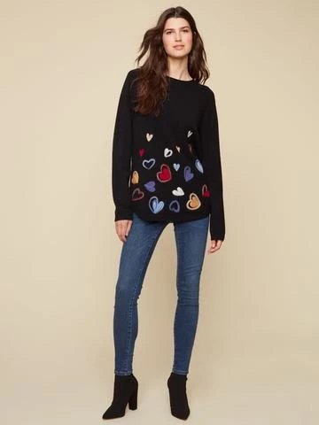 CHARLIE B SWEATERS FULL HEART SWEATER 2 CHARLIE B SWEATERS FULL HEART SWEATER