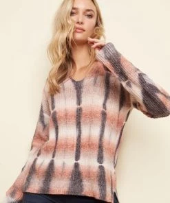 CHARLIE B SWEATERS TIE DYE SWEATER
