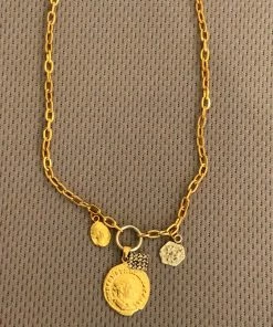 TAT2 DESIGNS INC GOLD MINI ALLURE CHARM NECKLACE NECKLACES