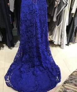 CHICAS FASHION ROYAL LACE AND DIAMOND GOWN