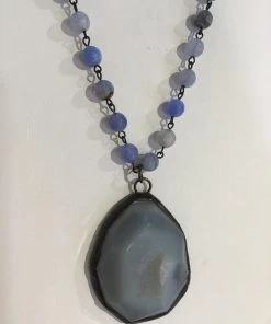 MELANIA CLARA STONE BEAD NECKLACE