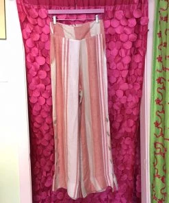 BLITZ RIESLING SIDE BUTTON LINEN PANTS