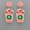 GOLDEN STELLA FRAPPUCCINO BEAD EARRING