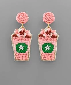 GOLDEN STELLA FRAPPUCCINO BEAD EARRING