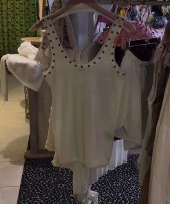 POL GROMMET TANK TOP