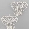Zero Dress Code And The Dress Code FILIGREE ELEPHANT EARRINGS