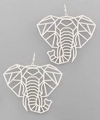 Zero Dress Code And The Dress Code FILIGREE ELEPHANT EARRINGS