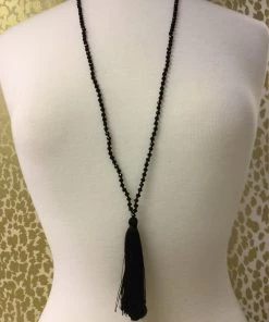 LANI LAU HAWAII NECKLACES BEADED TASSEL NECKLACE