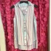 BEACHLUNCHLOUNGE REDDA STRIPED SLEEVELESS TOP TOPS