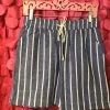 BeachLunchLounge TONEY LINEN STRIPED SHORTS