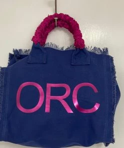 HIPCHIK HANDBAGS/LUGGAGE FRINGE CANVAS TOTE BAG