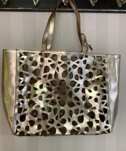 YADY BY VUMBI HANDBAGS/LUGGAGE LEATHER LASER CUT HANDBAG