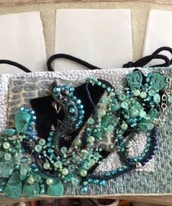 Patti Mellow HANDBAGS/LUGGAGE SAY SOMETHING CUSTOM HANDMADE BAG