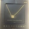 GOLDEN STELLA NECKLACES CZ CLOVER NECKLACE