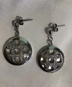 SUZI SILVER & PEARL EARRINGS