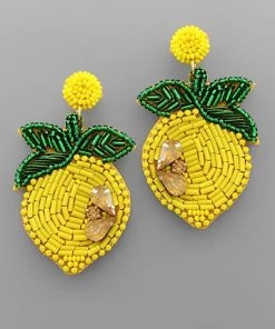 GOLDEN STELLA LEMONADE STAND EARRINGS