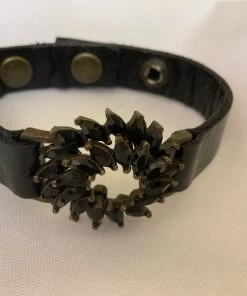 SUZI BRACELETS BLACK SUNBURST BRACELET