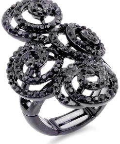 WONA TRADING EMBELLISHED RHINESTONE RING RINGS