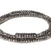 MARLYN SCHIFF BEADED WRAP BAR BRACELET