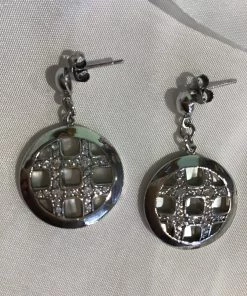 SUZI SILVER & PEARL EARRINGS
