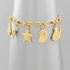 GOLDEN STELLA BRACELETS SEA LIFE CHARM CHAIN BRACELET