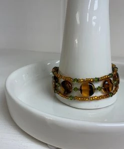C&C BRACELETS AMBER GLASS BRACELET