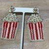 JUDITH MARCH BEAD POPCORN EARRING EARRINGS