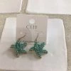 GOLDEN STELLA BEADED STARFISH EARRINGS