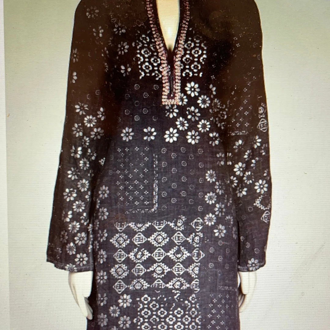 DOLMA AURELIA FOIL PRINTED TUNIC DRESS DRESSES 1 DOLMA AURELIA FOIL PRINTED TUNIC DRESS DRESSES