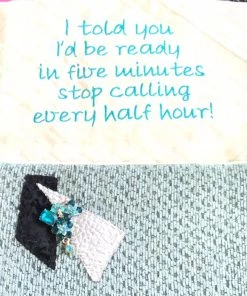 Patti Mellow HANDBAGS/LUGGAGE SAY SOMETHING CUSTOM HANDMADE BAG