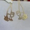 GOLDEN STELLA DRINK EARRINGS