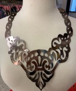 YADY BY VUMBI NECKLACES CAPE LEATHER LASER NECKLACE 6 YADY BY VUMBI NECKLACES CAPE LEATHER LASER NECKLACE