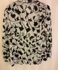 MALIPARMI OUTERWEAR FLORAL SCROLL BLAZER JACKET