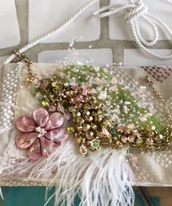 Patti Mellow HANDBAGS/LUGGAGE SAY SOMETHING CUSTOM HANDMADE BAG