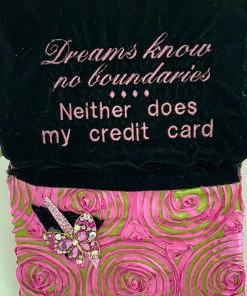 Patti Mellow HANDBAGS/LUGGAGE SAY SOMETHING CUSTOM HANDMADE BAG